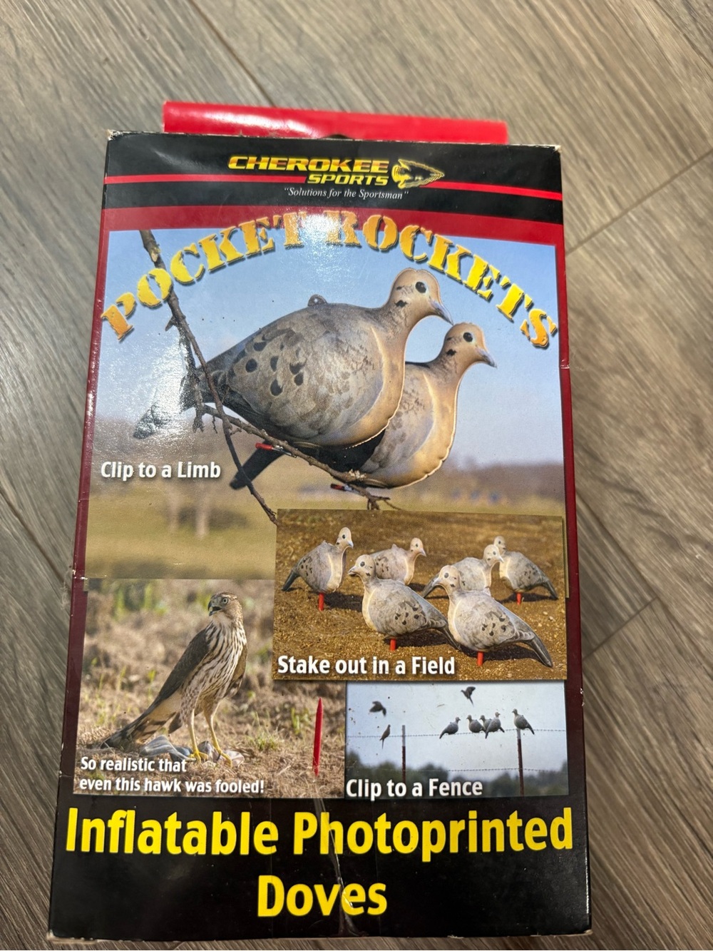 Pocket Rockets Inflatable Photoprinted Doves -